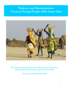 Voices of Young People: Girls about Girls