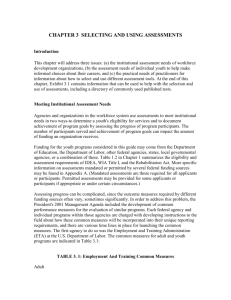 Chapter 3 Selecting And Using Assessments