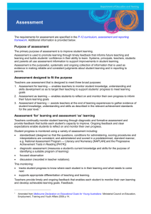 Assessment - Education Queensland