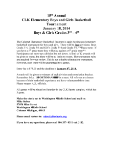 CLK Elementary Boys and Girls Basketball