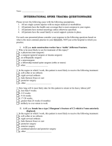 Neurologic Impairment Questionnaire