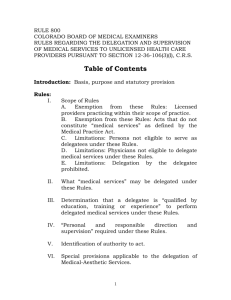 RULE 800 - Colorado Secretary of State