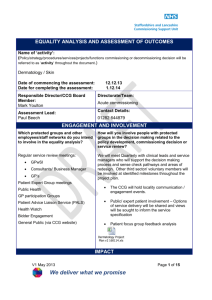 Dermatology Equality Analysis Assessment