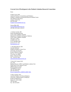 Consortium List - Anesthesiology - Dartmouth