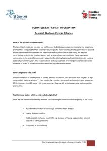 VOLUNTEER PARTICIPANT INFORMATION Research Study on
