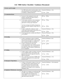 Scenario for Radiology-