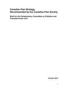 Canadian Pain Strategy Initiative