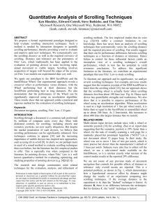 Sensing Techniques for Mobile Interaction