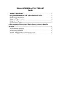 Spain - European Agency for Special Needs and Inclusive Education