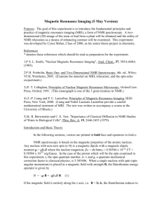 Magnetic Resonance Imaging