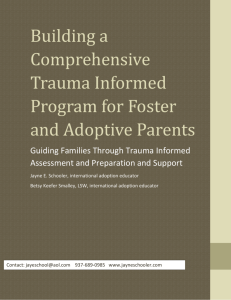 Building a Comprehensive Trauma Informed Program