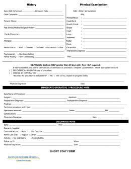 Data Elements UHDDS (Uniform Hospital Discharge