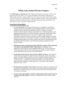 School-Parent-Compact - White Lake High School