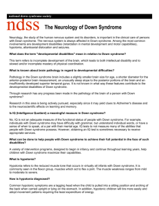 Neurology - Down Syndrome Association San Diego