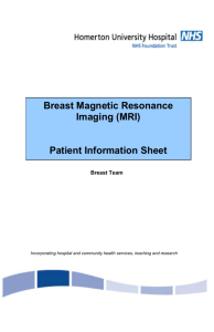 Breast MRI 2014 - Homerton University Hospital