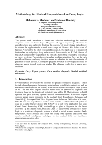 A Methodology for Medical Diagnosis based on Fuzzy Logic