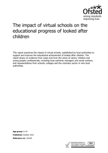 The impact of virtual schools on the educational progress of