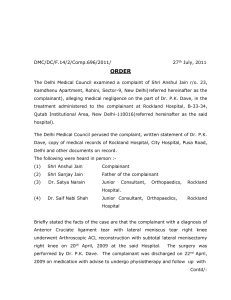 Order No-696 - Delhi Medical Council