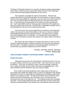 school bus scheduling and routing regulation