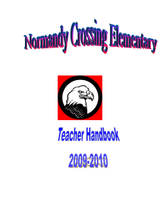 Tice Teacher Handbook - Galena Park Independent School District