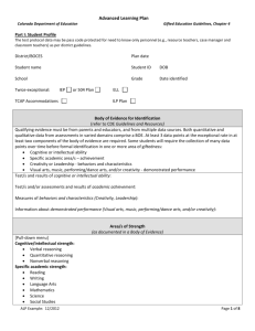 Advanced Learning Plan Form - Colorado Department of Education