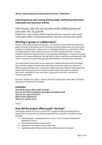 Improving group work among primary pupils NEEDS