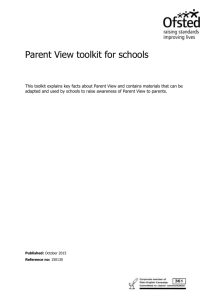 Parent View toolkit for schools