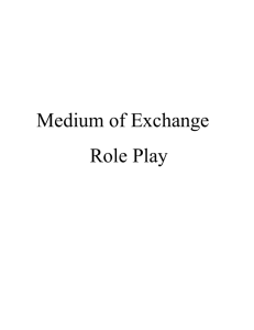 Medium of Exchange