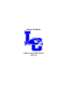 Student Handbook - LaRue County Public Schools