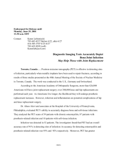 Bone/Joint Infection - Society of Nuclear Medicine and Molecular
