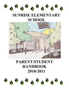 sunrise elementary staff 2010-2011