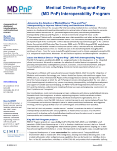 White Paper - MD PnP - HIMSS Interoperability Showcases