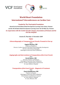 International Teleconferences on Cardiac Surgery