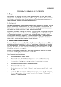 Appendix 5 – Protocol for the use of Hip Protectors