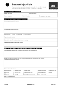ACC2152 Treatment injury claim form (DOC 120K)
