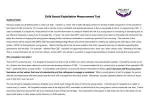 CSE – `measurement` tool