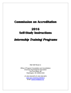 Commission on Accreditation - American Psychological Association