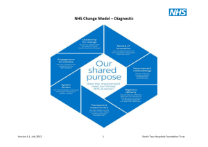 NHS Change Model diagnostic Tool - South
