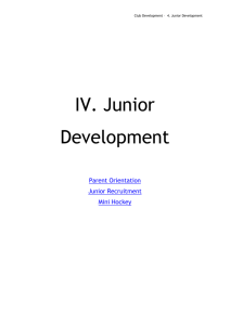 Junior Development