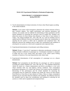 MAK 411E Experimental Methods in Mechanical Engineering