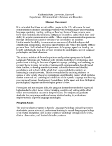Student Outcomes Assessment Plan - California State University