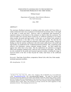 Estimating Nonlinear Models with Panel Data