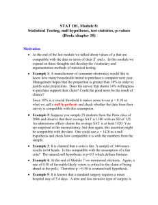 Module 8 - Wharton Statistics Department