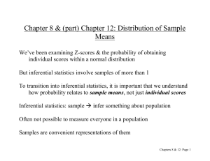 DOC Chapter 7: Distribution of Sample Means