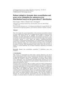 Robust (Adaptative) Dynamic Data Reconciliation and Gross Error