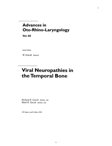 Gacek--Viral Neuropathies of the Temporal bone--