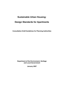 Sustainable Urban Housing - Design Standards for Apartments