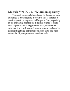 Respiratory Rate in Preterm Infants