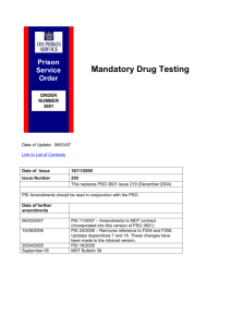 mandatory drug testing for prisoners