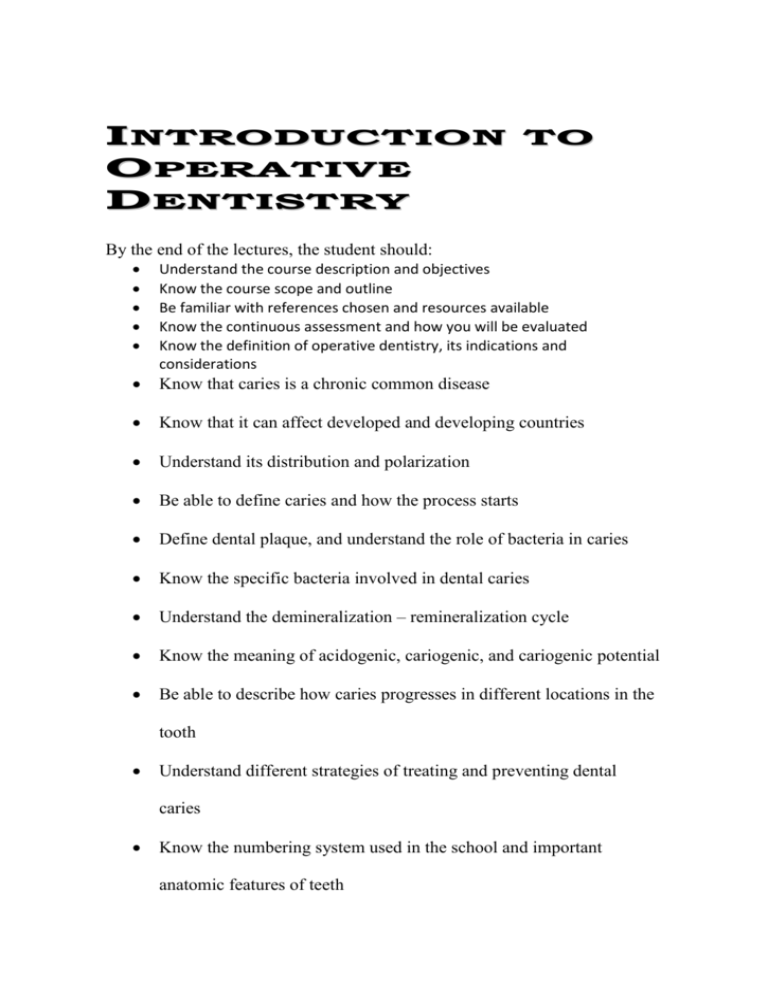 introduction to dentistry essay
